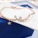Starry Night Sweet Words Bracelet Female Element Crystal Star Moon Bracelet_ipsvogv.com