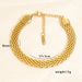 Hip Hop Cuban Braclt Stainlss Stl Gold Platd V-Shapd Doubl Row Mn's Prsonality Light Luxury Vrsatil INS_ipsvogv.com