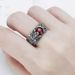 Tai Yin Wealth Attraction Pixiu Six Character Mantra Garnet Personality Auspicious And Atmospheric Vintage Creative Ring_ipsvogv.com