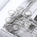 New Love 8 French Bow Open Set Of 9-piece Ring Jewelry_ipsvogv.com