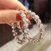 Cao Shi's Personality Exaggerates Big Earrings, Fashion Street Shoots, Super Large Earrings_ipsvogv.com