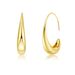 Women's Jewelry Double Color Water Drop Shape Girls Exquisite Earrings Small Fresh Cool Feeling_ipsvogv.com