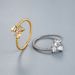 Spot Japanese And Korean Style Diamond Candy Ring Female Index Finger Ring Opening Adjustable Simple Zircon CZ Hand Jewelry_ipsvogv.com