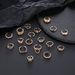 18 Piece Set Of Open Leg Rings With Heart-shaped Stars, Moon, Starfish, Eye Patterns, And Embellishments_ipsvogv.com