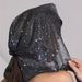 Headscarf elastic rhinestone hat personalized accessories fishing net hat headscarf hat_ipsvogv.com
