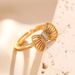 Korean Version Internet Celebrity With The Same Ring, Women's Light Luxury, Versatile, Diamond Studded Bow, Simple And_ipsvogv.com