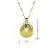 Fashion Hot Selling Water Drop Necklace Copper Hand Polished Vacuum Furnace Electroplating Three Dimensional Love Water Drop Necklace_ipsvogv.com