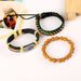 Jamaica Set Red Yellow Green Woven Leather Bracelet DIY Accessories Hip Hop Street Dance Personality_ipsvogv.com