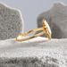 Bohemian Holiday Style Sun Drop Glue Ring Female Copper Gold Plated Elegant Fashion Index Finger Ring_ipsvogv.com