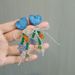 Women’s Jewelry Set Fashion Silver Needle Sea Salt Orange Love Blue Beaded Earrings New Crystal Flower Tassel Earrings Earrings Bowknot Women_ipsvogv.com