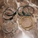 jewelry square exquisite diamond circle earrings Joker Bohemian earrings earrings_ipsvogv.com