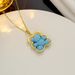 Titanium Steel Necklace, Colorful Cookies, Hot Selling Teddy Bear, Versatile And Cool Style Collarbone Chain Accessories_ipsvogv.com