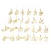 Station jewelry micro inlaid zircon cursive 26 English letter pendant hip hop necklace men and women_ipsvogv.com