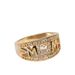 Day Gift MOM Mother's Plated In White Gold With Diamonds Heart Shaped Ring Women's Jewelry_ipsvogv.com