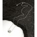 Sterling Silver Necklace Women's Texture Square Pendant Autumn and Winter Woolen Chain Bead Chain Advanced Sense Niche Ins Jewelry_ipsvogv.com