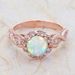 Aubao Jewelry Couple Fashion Hand Ornament Opal Ring Female_ipsvogv.com
