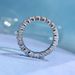 Mu Jing's New S Silver For Women's Instagram Fashion 3mm Full Diamond Ring As A Gift_ipsvogv.com