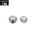 New Love Auspicious Cloud Hollow Dot Diamond 2-piece Set Ring Jewelry_ipsvogv.com