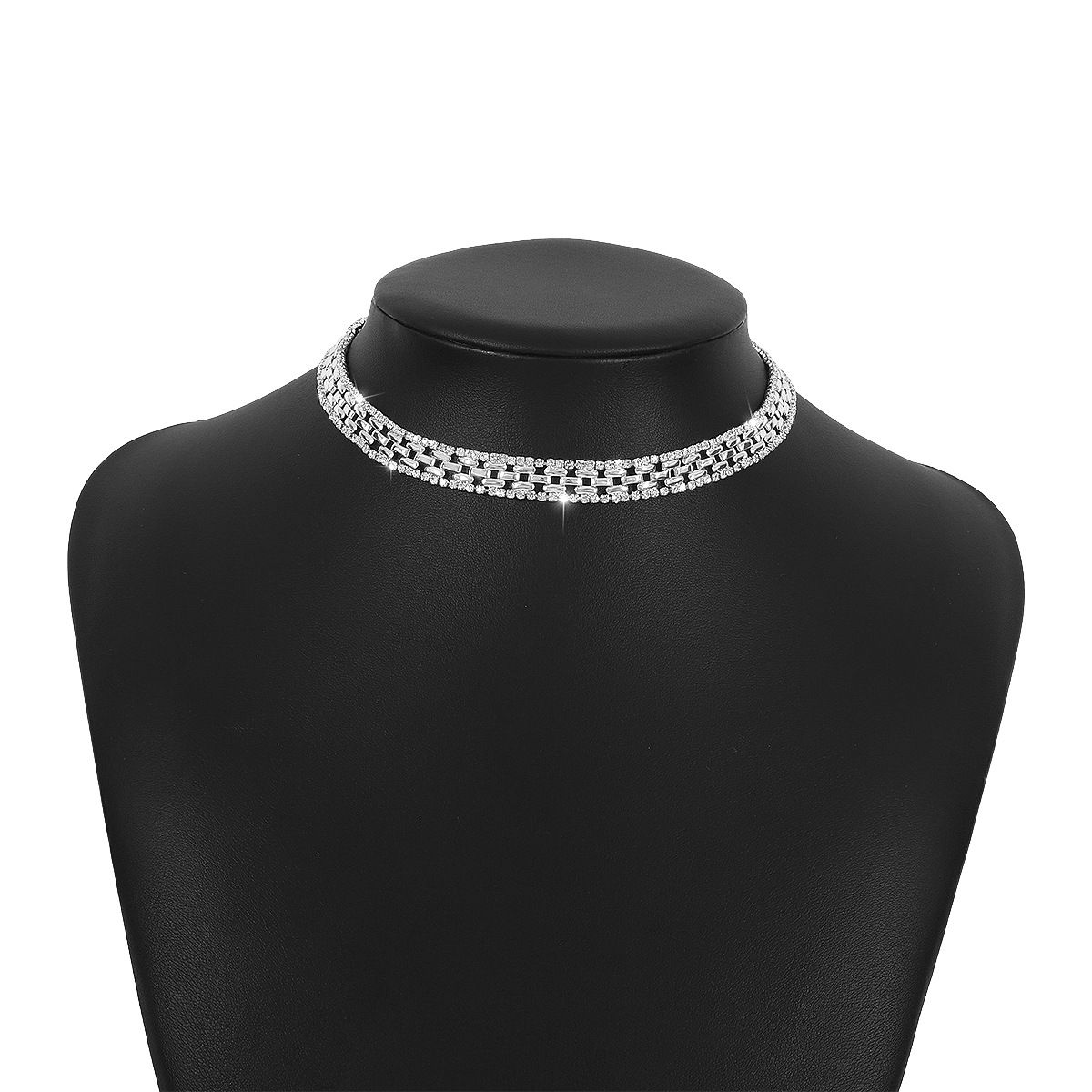 10165 rows of metal minimalist feng shui diamond claw chains, personalized necklaces, trendy necklaces_ipsvogv.com