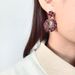 Natural Garnet Earrings, High End Design Jewelry Accessories, S925 Silver Inlaid With Natural Colored Gemstone Earrings_ipsvogv.com