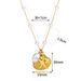 Shell Starfish Pearl Pendant Necklace, Women's Gold Stainless Steel Jewelry Necklace Accessories_ipsvogv.com