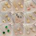 【 Set 】 High quality temperament, light luxury, full of zirconium, heavy work, genuine gold electroplating, copper micro_ipsvogv.com