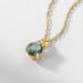 hot Sale Simple And Fashionable Water Drop Natural Water Grass Agate Pendant S925 Silver Inlaid Green Moss Stone Necklace Customized_ipsvogv.com