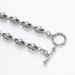 Titanium Cross Flower Crow Bracelet Stainless Steel Hip-Hop OT Buckle Non-Fading Personality Light Luxury Men's Jewelry_ipsvogv.com