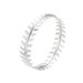 Fashionable And Personalized Metal Leaf Sawtooth Bracelet Arm Ring_ipsvogv.com