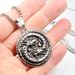 Men's Jewelry Double Dragon Totem Pendant Necklace Personality Leisure Fashion Titanium Steel Jewelry_ipsvogv.com