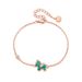 Wheel Little Green Malachite Horse Pendant Necklace Jewelry Female S925 Sterling Silver_ipsvogv.com