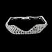 Unisex Sparkling Diamond Full Diamond Wide Bracelet Bracelet Fashion Stage Performance Accessories_ipsvogv.com