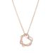 Fashionable And Versatile Double Heart Entangled Hollow Diamond Necklace Accessories, Hot Selling Personalized Necklaces_ipsvogv.com
