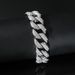 New hip-hop bracelet 16mm encrypted bubble Cuban chain spring buckle full diamond domineering necklace_ipsvogv.com