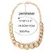 Necklace Fashion Metal Texture Exaggerated Thick Necklace Clavicle Chain_ipsvogv.com