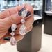 Cao Shi Sells Exquisite Women's Water Droplet Large Zircon With Sparkling Silver Plated Earrings_ipsvogv.com