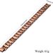 Jinchen New Wide Double Row Trendy Fashion Men's Red Copper Bracelet Decoration_ipsvogv.com