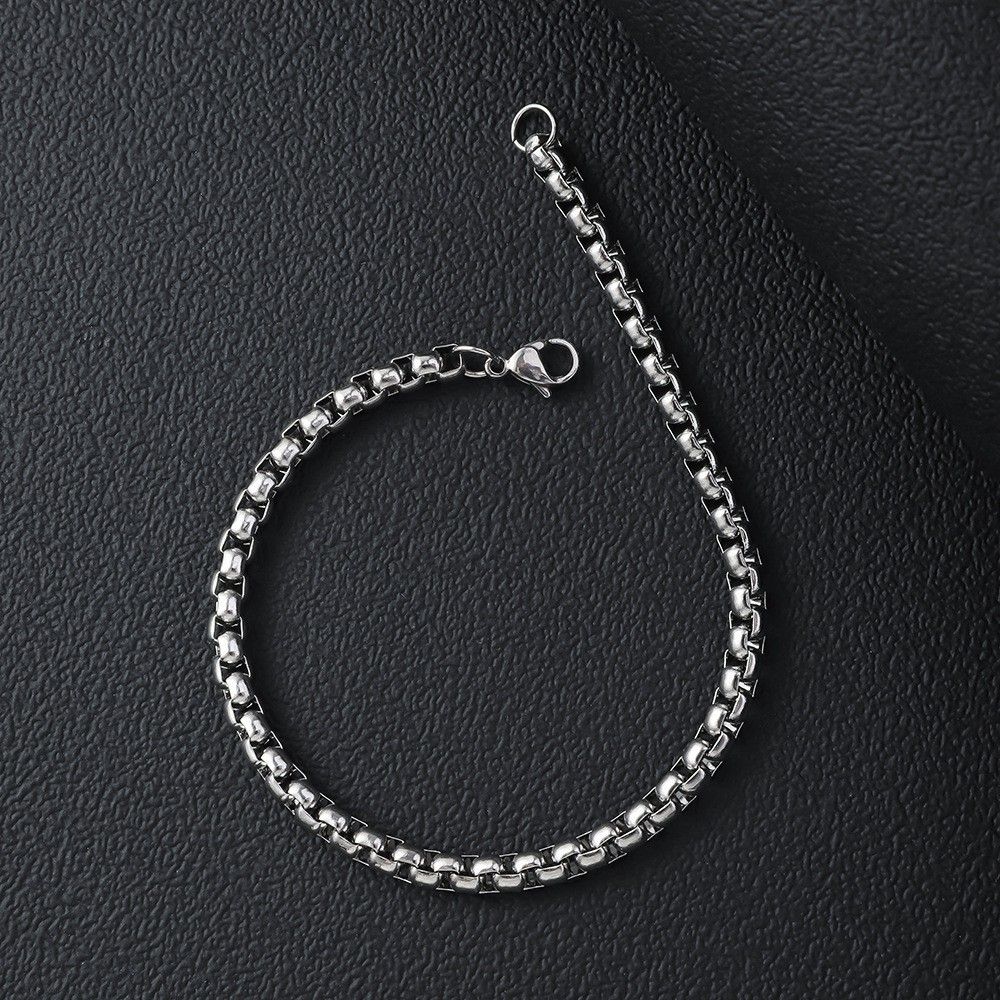 Hot Selling Stainless Jewelry Men's Non-Fading Cuban Chain Fashion Versatile Washable Titanium Steel Bracelet_ipsvogv.com