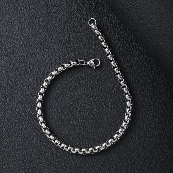 Hot Selling Stainless Jewelry Men's Non-Fading Cuban Chain Fashion Versatile Washable Titanium Steel Bracelet_ipsvogv.com