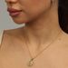 moon sun god full diamond pendant necklace female gold plated stainless steel non fading titanium steel jewelry_ipsvogv.com