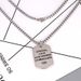 Chaoren Hip Hop Accessories Titanium Steel Letter Necklace Men's Hiphop Pendant Personalized Military Brand ins Bounce_ipsvogv.com