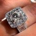 Cao Shi's New Creative Round Diamond Hearts And Eight Arrows Zircon With Full T Square Engagement Ring_ipsvogv.com