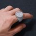 Men's Jewelry Personality Hip Hop Zircon Round Full Diamond Ring Men's High End Fashion Accessories_ipsvogv.com