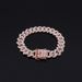 Unisex Jewelry Fashion New 14mm Diamond Full Drill Men And Women Alloy Necklace Hip Hop Style Rap Cuban Chain_ipsvogv.com