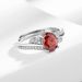 Internet Celebrity Live Streaming Hot Selling Light Luxury Pomegranate Red Super Sparkling Zircon For Women With A_ipsvogv.com