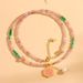 Natural Strawberry Crystal Cut Necklace, Niche, Light Luxury, Fashionable Trend, Collarbone Necklace_ipsvogv.com