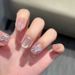 Hot Selling Fairy Like Pure Desire Three-dimensional Butterfly Cat Eye with Diamond Wearing Nail Patches 30 Handmade Phototherapy Nails_ipsvogv.com