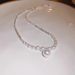 Broken Silver Pearl Pendant Necklace For Women, Light Luxury High End, Small And Popular Design, Collar Chain, French_ipsvogv.com