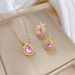 Titanium Steel Earring Light Luxury Full Of Diamond Water Drops Bow Knot Personalized Temperament Banquet Earrings_ipsvogv.com