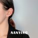 Magnet Earrings For Men And Women Without Earholes Ear Clip White Diamond Earrings Ruffian Handsome Magnetic Niche Earrings_ipsvogv.com
